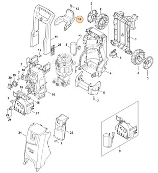 Uchwyt do węża, Stihl 49507926301