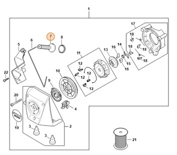 Uchwyt, Stihl 42831953420