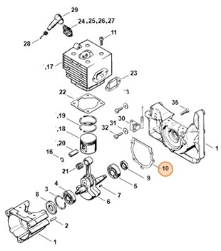 Uszczelka, Stihl 42030290500