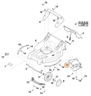 Pokrywa, Stihl 63587060705