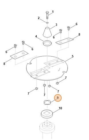 Pierścień odległościowy, Stihl 69037021705