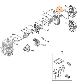 Filtr, Stihl 42291201800