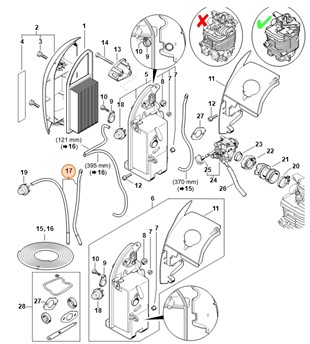 Zestaw przewodu paliwowego, Stihl 42820071014