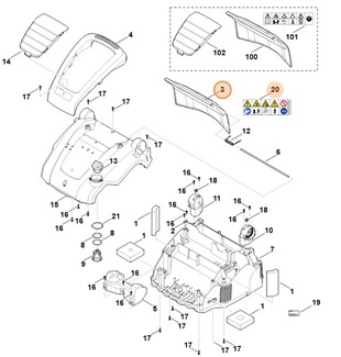 Pokrywa, Stihl 62918201910