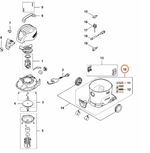 Pojemnik, Stihl SE017000810