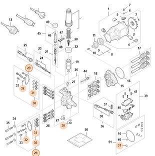 Zestaw zatyczek, Stihl RE010071900
