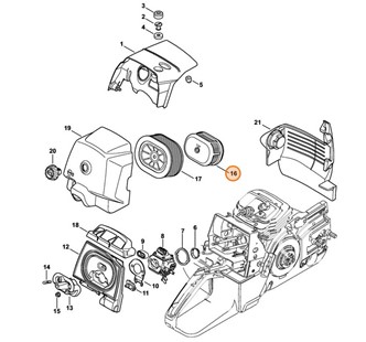 Filtr dodatkowy Stihl 42521401800