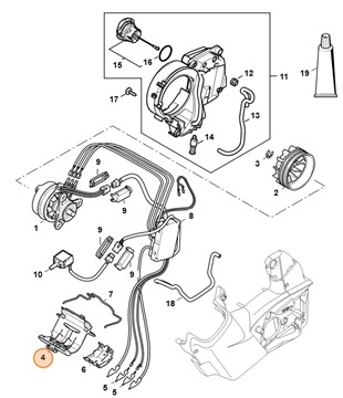 Płytka zestykowa, Stihl 12524040800
