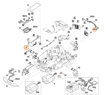 Moduł układu elektronicznego, Stihl 63094301426