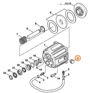Śruba zamykająca, Stihl 47577085800