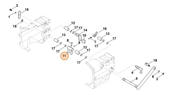 Dźwignia, Stihl 62516414101