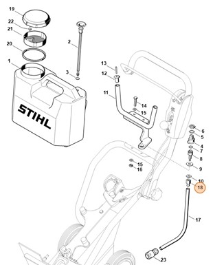 Przyłącze węża, Stihl 42016777400