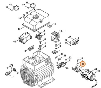 Mocowanie, Stihl 47224356000