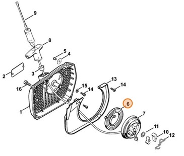 Sprężyna powrotna, Stihl 11241900605