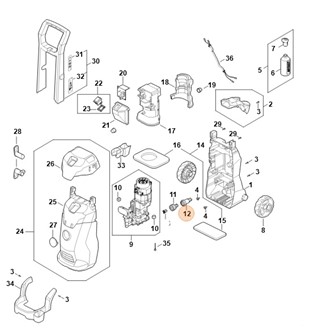 Filtr wody, Stihl RE025005400