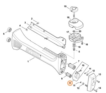 Obejma zaciskowa, Stihl 41287106700