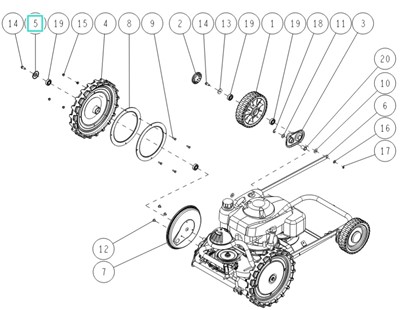 Pokrywa łożyska, Orec 80-1035-411-00