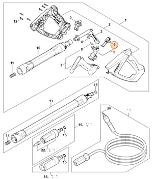 Przycisk, Stihl 49305300300