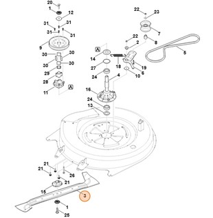 Nóż, Stihl 61407020100