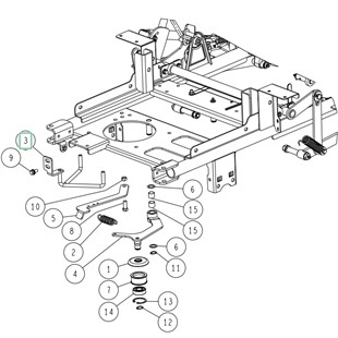 Uchwyt paska napędu RM, Orec 0312-4140H