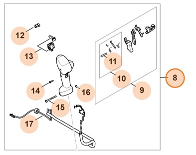 Rękojeść manipulacyjna, Stihl FA087901360