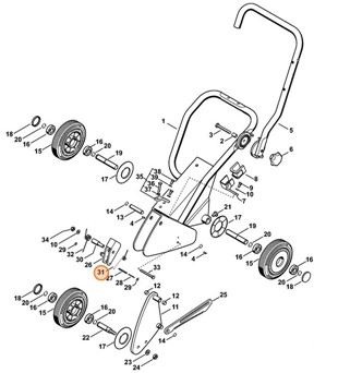 Sprężyna ramieniowa, Stihl 42247932000