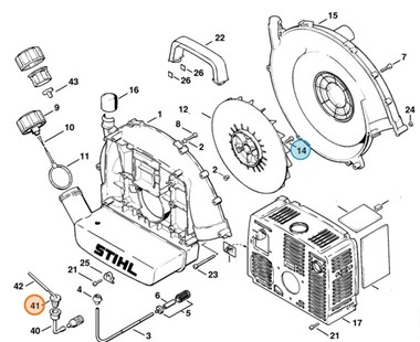 Element kątowy, Stihl 11113532500