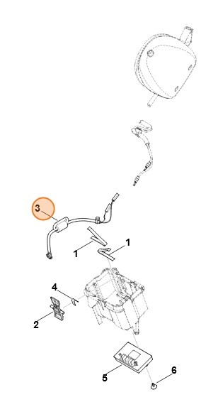 Wiązka przewodów, Stihl 63204403015