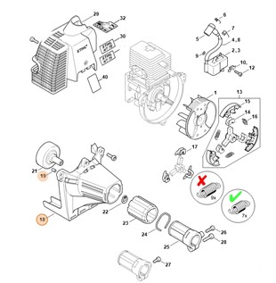 Obudowa wentylatora, Stihl 41370801800