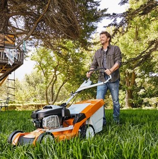 Profesjonalna kosiarka spalinowa z silnikiem Kawasaki RM 756 YC Stihl - E-Drwal