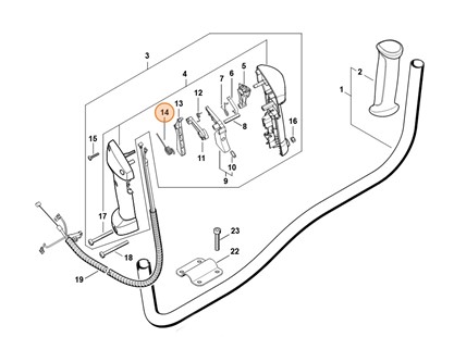Sprężyna ramieniowa, Stihl 41441824500