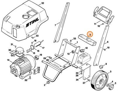 Mocowanie, Stihl 47167915400