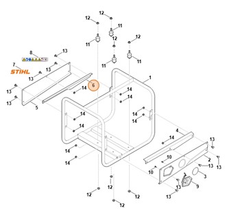 Osłona blaszana, Stihl VB047631620