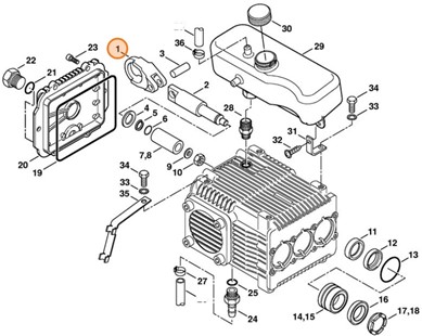 Korbowód, Stihl 47477011700