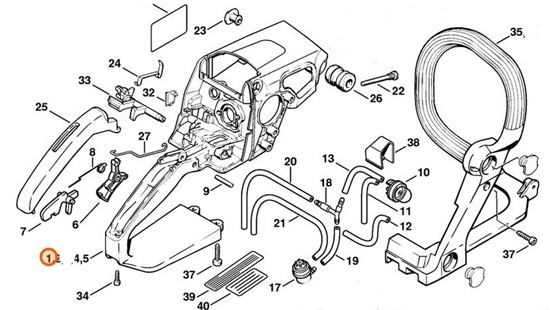 Korpus rękojeści, Stihl 11237901022