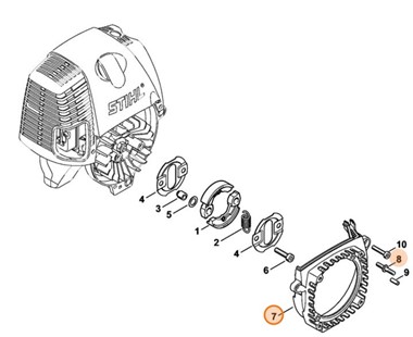 Obudowa wentylatora, Stihl 43130801800