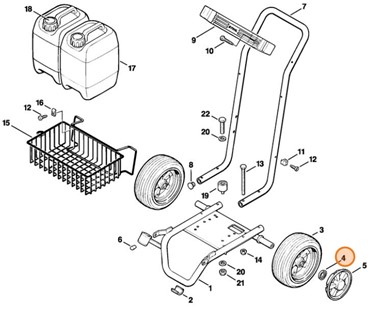 Pierścień zaciskowy Ø 20x3,3, Stihl 99910030655