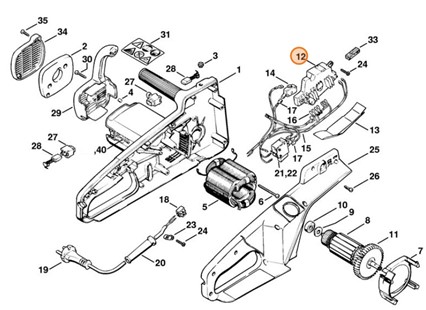 Moduł elektroniczny, Stihl 12074301400