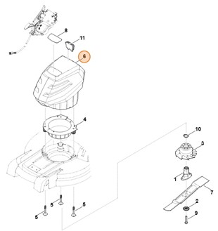 Zespół silnika MVP 600.1 VS, Stihl 63380115016