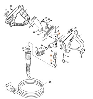 Obcinacze do żywopłotów z napędem elektrycznym, Stihl 49250071060
