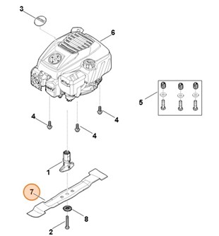 Nóż, Stihl WA417020105