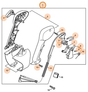 Rękojeść manipulacyjna, Stihl 42447901313