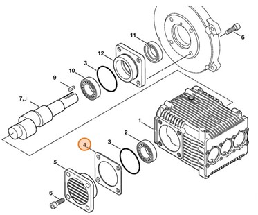 Podkładka pasowana 0,25 mm, Stihl 47477056002
