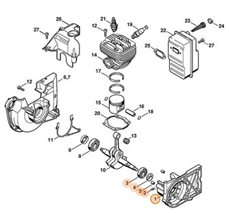 Skrzynia korbowa, Stihl 42230202900