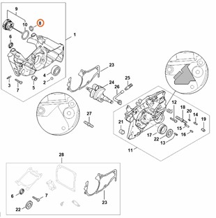 Tulejka, Stihl 11470801701