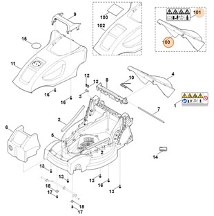 Pokrywa, Stihl 63117002701