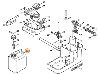 Pojemnik, Stihl 47527010801