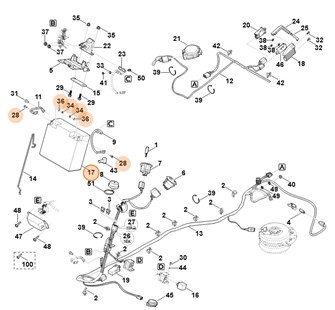 Akumulator 12 V-20Ah, Stihl 61704001115