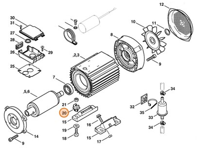 Mocowanie, Stihl 47706081400