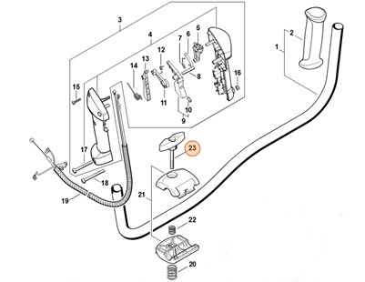 Sprężyna dociskowa, Stihl 00009971304